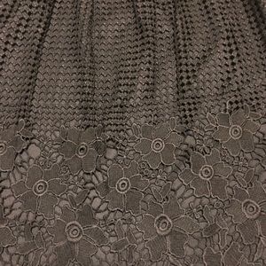J Gee Skirts - Black, fully lined, crochet lace floral skirt J Gee Skirts - Black, fully lined, crochet lace floral skirt